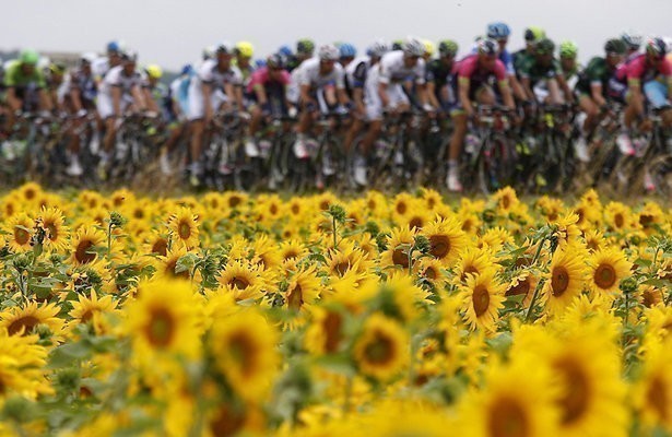 Sprintetappe naar Nancy in Tour de France