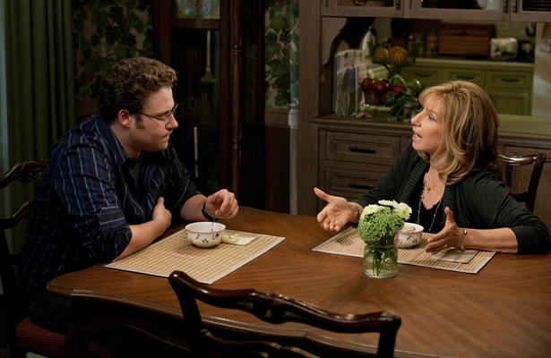 Seth Rogen en Barbra Streisand in The Guilt Trip