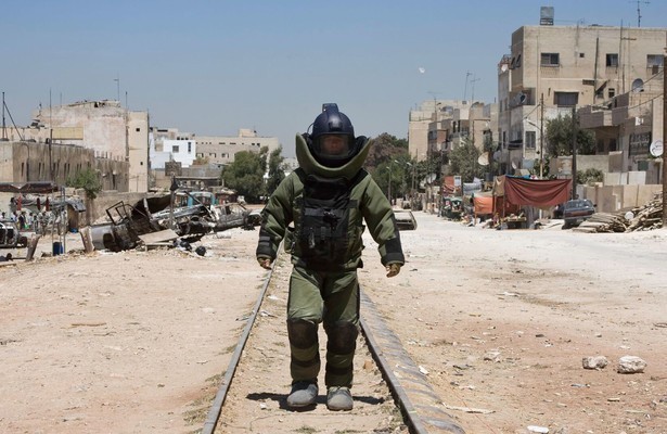 Jeremy Renner als Staff Sergeant William James in The Hurt Locker