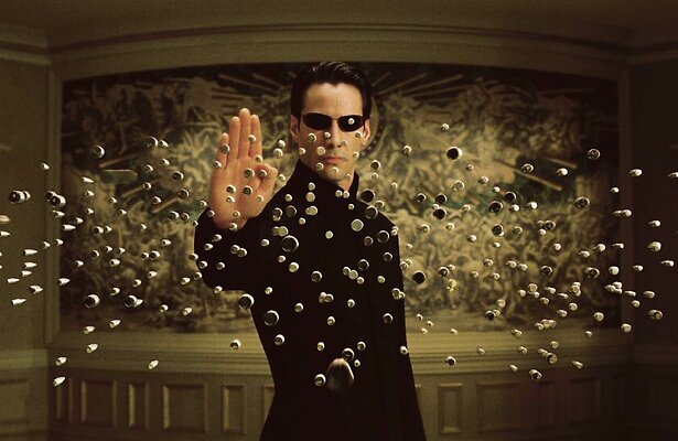 Keanu Reeves als Neo in The Matrix Reloaded