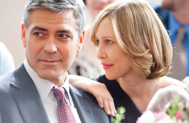 George Clooney en Vera Farmiga in Up in the Air