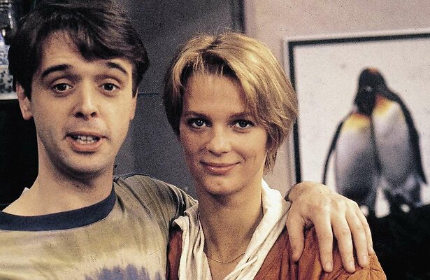 Peter Lusse als Eddie Veenstra en Mary-Lou van Stenis als Ellen Veenstra-van den Berg in Vrienden voor het Leven