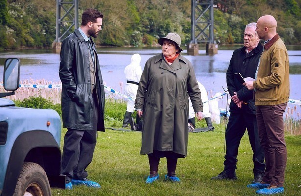 Brenda Blethyn en collega's uit Vera