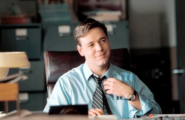 Russell Crowe als John Nash in A Beautiful Mind