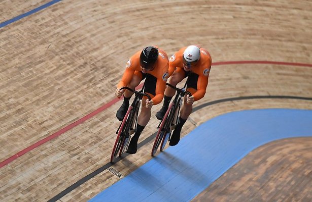 Jeffrey Hoogland en Harrie Lavreysen