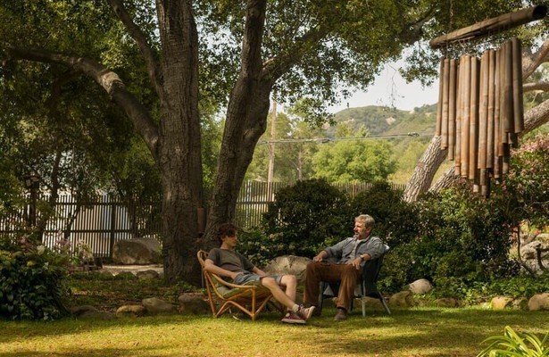 Timothée Chalamet en Steve Carrell in Beautiful Boy