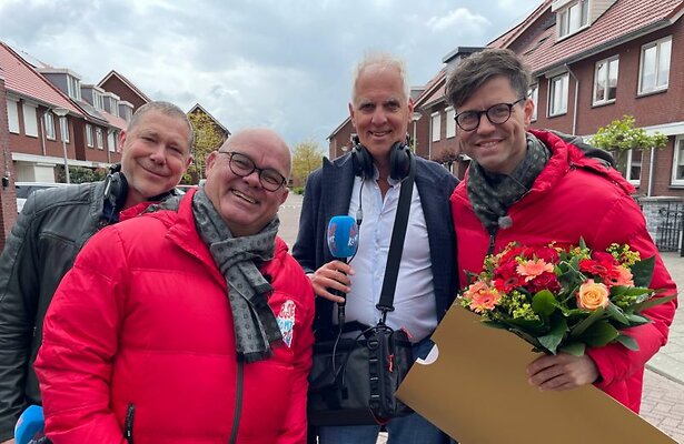 Ron Fresen, Hans Kesting, Paul de Leeuw en Simon Keizer