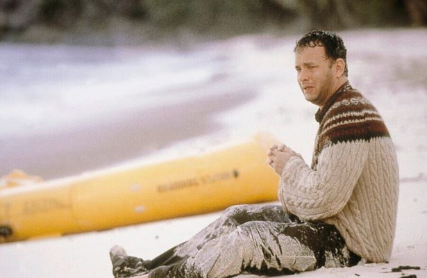 Tom Hanks als Chuck Noland in Cast Away