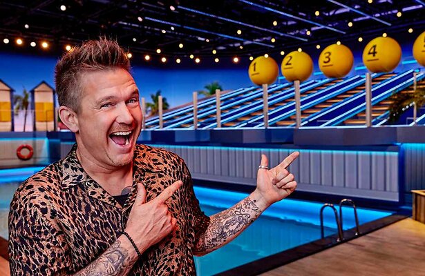 Johnny de Mol voor De Kwis met Ballen