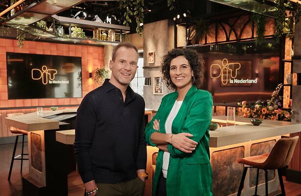 Margje Fikse en Hans van der Steeg voor Dit Is Nederland