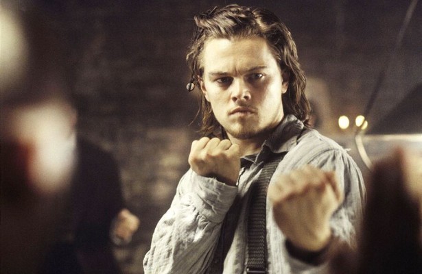 Leonardo DiCaprio voor Gangs of New York