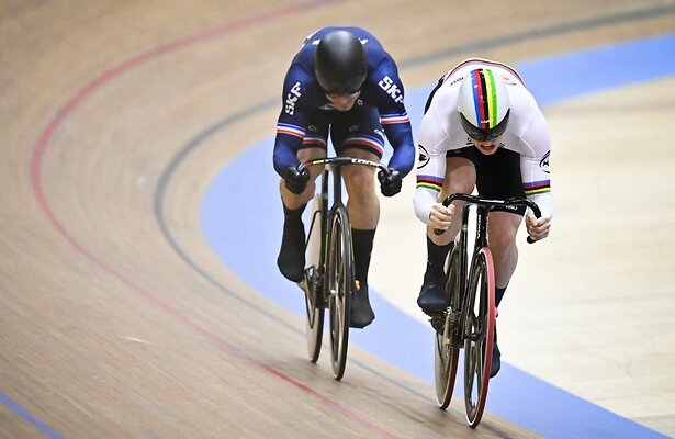 Harrie Lavreysen en Rayan Helal