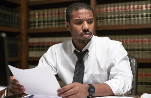 Michael B. Jordan in Just Mercy
