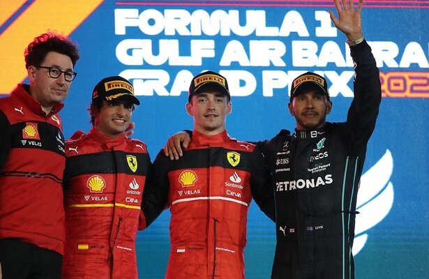 Carlos Sainz, Charles Leclerc, Lewis Hamilton