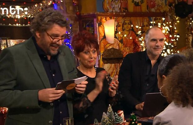 Diederik Ebbinge, Monica Tijdink en Leo Blokhuis in Top 2000 a Gogo