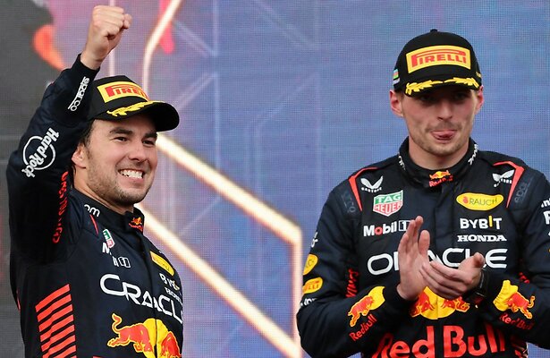 Sergio Perez en Max Verstappen