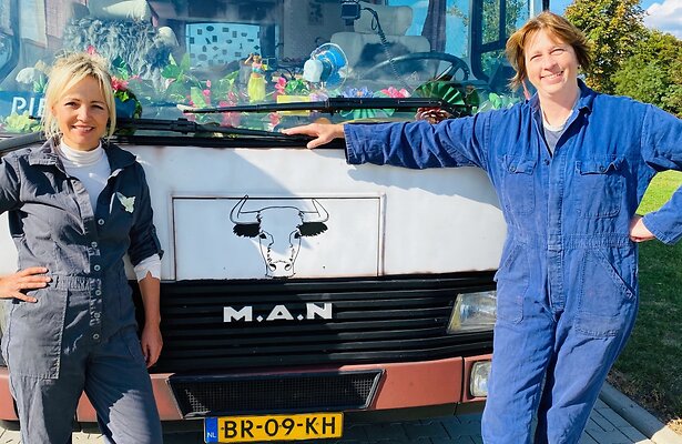 Yvon Jaspers en boerin Bertie