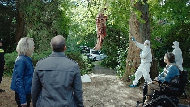 Er staat een leeuw in de tram