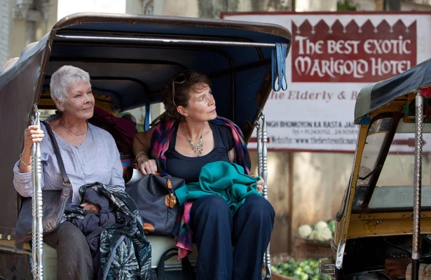 Judi Dench in The Best Exotic Marigold Hotel