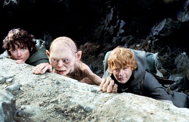 Elijah Wood, Andy Serkis en Sean Astin