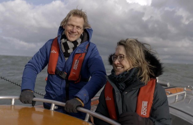 Menno Bentveld en Willemijn Veenhoven in Vroege Vogels