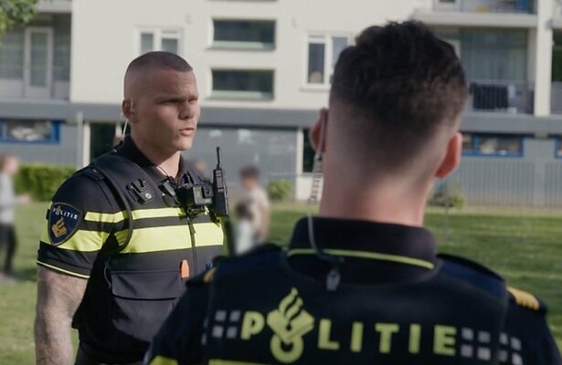 Wijkagent Guido in Bureau Rotterdam