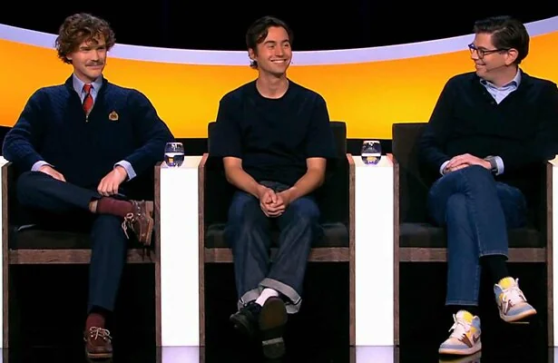 Wouter Waayer, Simon van Teutem en Maarten van Rossem in De Slimste Mens