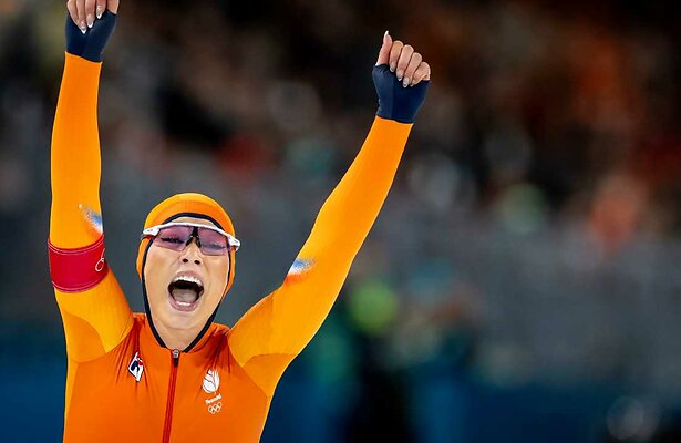 Jutta Leerdam wint goud op de 1000 meter