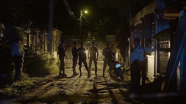 In San Pedro Sula lijkt het wel oorlog