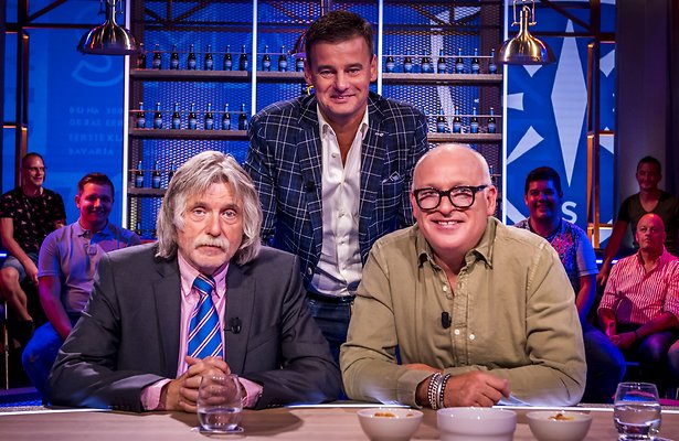 Johan Derksen, Wilfred Genee en René van der Gijp bij Veronica Inside.