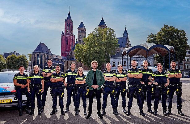 Ewout Genemans en agenten Bureau Maastricht