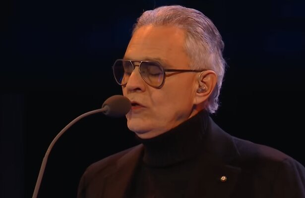 Andrea Bocelli bij openingsceremonie Olympische Spelen