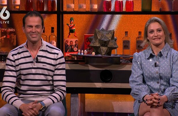 Bas Nijhuis en Roxane Knetemann in Vandaag Inside.