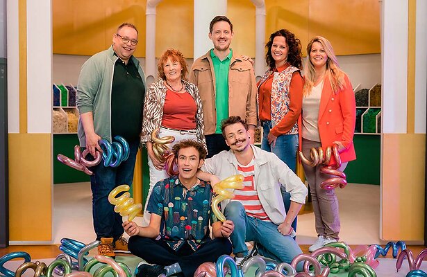 Kandidaten Stefan, Jacqueline, Jozua, Wim, Gijs, Kim & Birgit (Blow Up 2023)