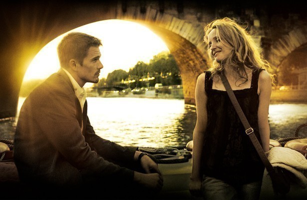 Julie Delpy en Ethan Hawke in Before Sunset