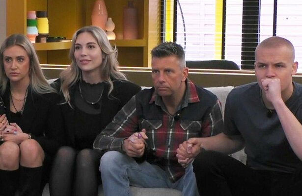 Jolien, Charlotte, Bart en Jason in Big Brother 2023