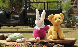 Casper en Emma op safari