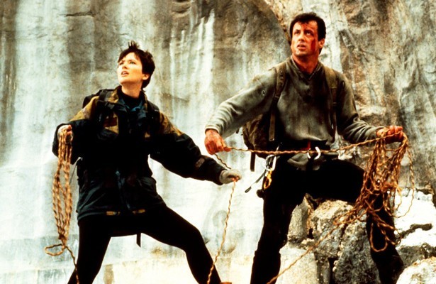 Sylvester Stallone en Janine Turner in Cliffhanger