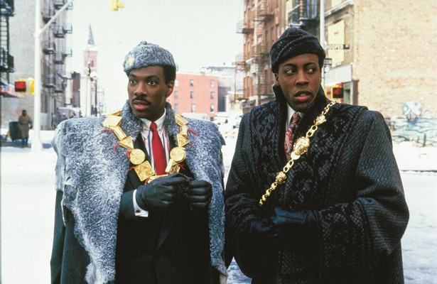 Eddie Murphy en Arsenio Hall in Coming to America