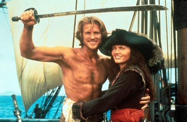 Geena Davis en Matthew Modine in Cutthroat Island