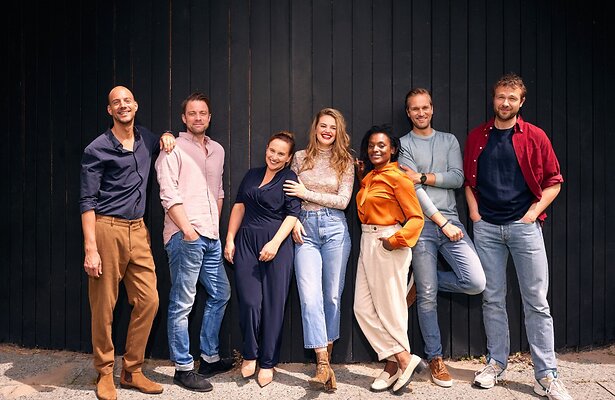 Justus van Dillen, Jelle de Jong, Leonoor Koster, Eva Laurenssen, Joy Wielkens, Lykele Muus en Wieger Windhorst