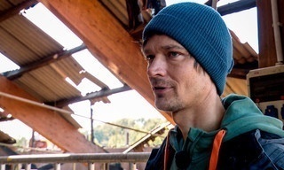 Daniel Wehmeyer nach dem Feuer