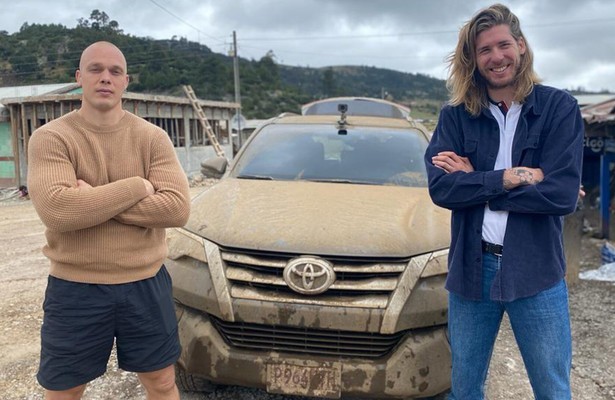 Frank van der Lende en Henk Grol