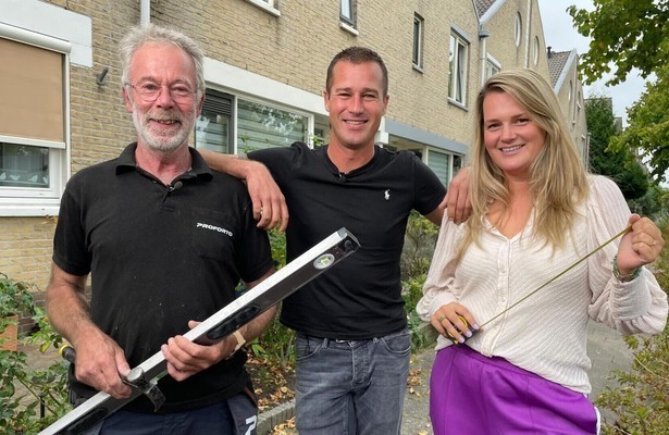 Ad Spendel, Ivo Putman en Laura Kleijwegt voor De Grote Huisverbouwing