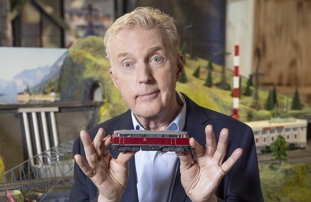 André van Duin in De Grote Kleine Treinencompetitie