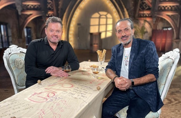 Frans Duijts en Kefah Allush voor De Kist