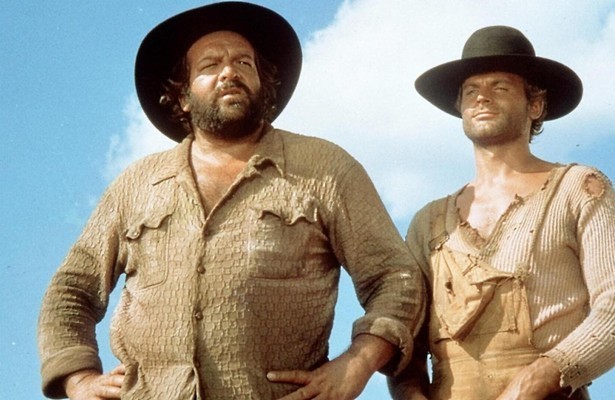 Bud Spencer en Terence Hill in De Linker- en de Rechterhand van de Duivel