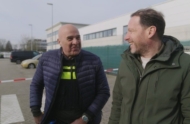 John van den Heuvel met Herman van der Zandt in De Reünie