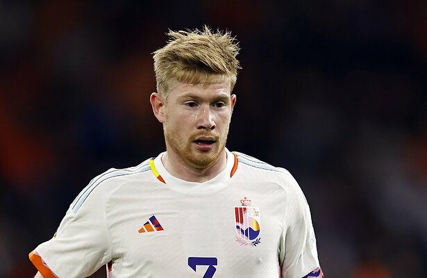Kevin De Bruyne van Belgische ploeg