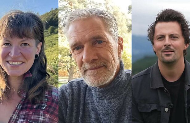 Judith, Jan en Mike in Winter Vol Liefde